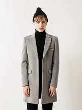 Long Trench Wool Coat