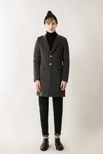 Long Trench Wool Coat